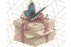 Vintage Butterfly PNG Clipart, Fairytale Cottagecore Images Product Image 3
