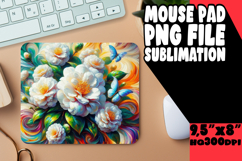 ENCHANTED desk pad Sublimation Style, Flowers Product Image 1