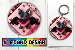 Joyful Coaster Round Style, Valenines Animals Product Image 1