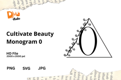 Cultivate Beauty Monogram Product Image 1