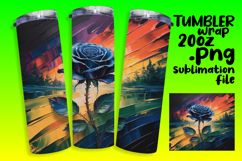 Unique Gift: 20oz Tumbler Design , Flowers Product Image 1