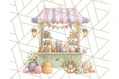 Haunted Sweet Shoppe PNG Clipart, Pastel Halloween Bakery Product Image 3