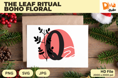 The Leaf Ritual Boho Floral Monogram Product Image 1