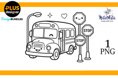 Kawaii Rides: Super Cute Car Coloring Fun Product Image 1