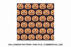 Halloween Pumpkin Pattern Png | Sublimation | Digital Paper Product Image 1