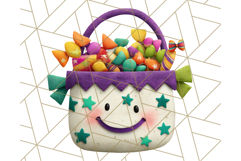 Colorful Halloween Clipart PNG, Cute Kids &amp; Candy Clip Art Product Image 3
