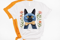 Cat Faux Embroidery Png Sublimation 4 Product Image 1