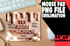 Sweet DESK pad Playful PNG, Girl Quote Product Image 1