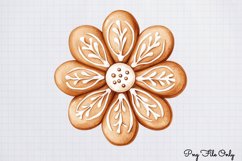 Beautiful Christmas Gingerbread Clipart PNG Product Image 1