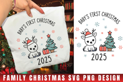 Baby Frist Christmas Svg | Christmas svg | Svg cut file Product Image 1