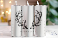 Merry &amp; Bright Svg | Christmas Svg | Svg Cut Files Product Image 1