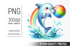 Summer Clipart PNG Bundle, Beach Clipart Design Product Image 16