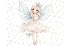 Pastel Fairies and Butterflies PNG, Spring Fantasy Clipart Product Image 3