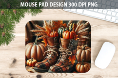 Boots Mouse pad Sublimation - Thanksgiving PNG Design Product Image 1