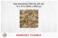 Big Bundle. 8 Pixel Camouflage Seamless Tileable Patterns. Product Image 13