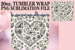 Sublimation Beauty - Heart Tumbler Product Image 1