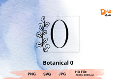 Botanical Monogram Product Image 1