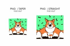 Dogs Tumbler Sublimation | 20 oz | Taper | Straight Product Image 3