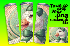 Sublimation Artwork for 20oz Tumbler , Goose Product Image 1