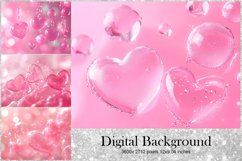 Heart Valentines Background Love Wallpaper Blank Backdrop Product Image 1