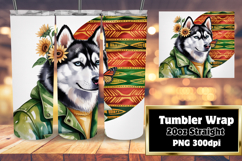 VIBRANT Design for 20oz Tumbler , Cute Dog Product Image 1