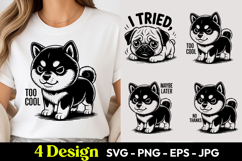 I Tried Shiba Inu SVG PNG Product Image 1