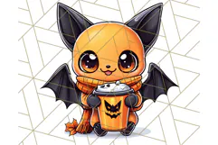 Monster Café Halloween PNG Clipart, Coffee Holiday Clip Art Product Image 3