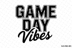 Game Day Vibes Svg | Sport Svg | Svg Cut Files Product Image 1