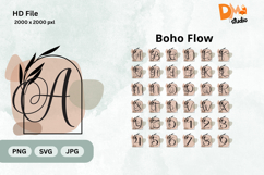 Boho Flow Monogram Product Image 1