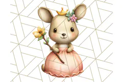 Princess Animal PNG Clipart with Crowns & Royal Accessories Product Image 3