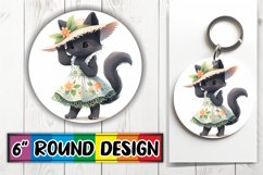 Delightful Cat Lover Keychain Product Image 1