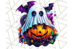 Pumpkin Party Halloween Clipart PNG, Cute Spooky Elements Product Image 3