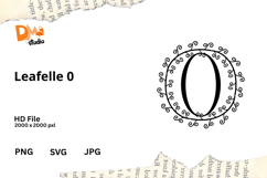 Leafelle Monogram Product Image 1