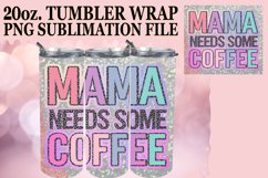 Sarcastic Mom Glitter Wrap | 20oz Tumbler Sublimation Product Image 1