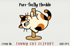 Cute &amp; Funny Cat BUNDLE, PNG. Product Image 23