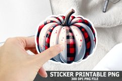 Halloween Pumpkin Sticker| Halloween Sticker PNG Design Product Image 1