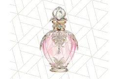 Perfume Bottle PNG Clipart Luxury Fragrance Graphic Clip Art Product Image 3