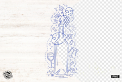 Doodle Summer Wine Clipart Product Image 1