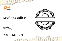 Leafinity Split Monogram Product Image 1