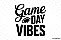 Game Day Vibes Svg | Sport Svg | Svg Cut Files | Cricut Product Image 1