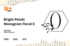 Bright Petals Monogram Floral Product Image 1