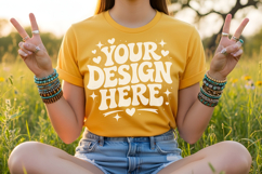 Summer TShirt Mockup,Summer T-Shirt Mockup Set Beach Product Image 3
