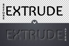 Extrude - Editable Text Effect, Font Style Product Image 2