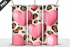 Valentines Love Skinny Tumbler PNG Wrap| Valentines Tumbler Product Image 4