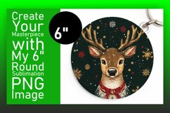 Elegant Round Design for Keychains , Holiday Product Image 1