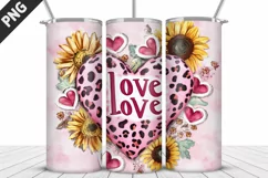 Lovely Hearts Tumbler Design | Valentine's Day Tumbler Wrap Product Image 4