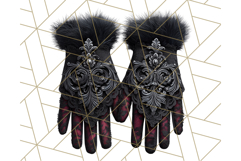 Gothic Christmas Clipart Dark Holiday PNG, Dark Christmas Product Image 3