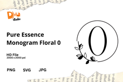 Pure Essence Monogram Floral Product Image 1