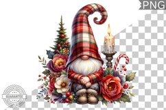 Christmas Gnome Sublimation - Clipart PNG Design Product Image 1