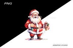 Funny Santa Claus Clipart, Christmas Clipart Product Image 1